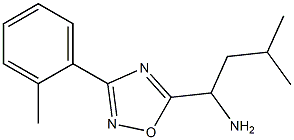 3-methyl-1-[3-(2-methylphenyl)-1,2,4-oxadiazol-5-yl]butan-1-amine Struktur