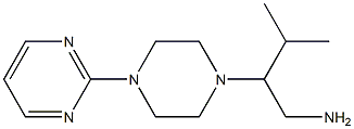 3-methyl-2-[4-(pyrimidin-2-yl)piperazin-1-yl]butan-1-amine Struktur