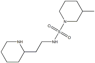 3-methyl-N-[2-(piperidin-2-yl)ethyl]piperidine-1-sulfonamide Struktur