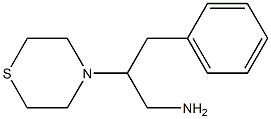 3-phenyl-2-(thiomorpholin-4-yl)propan-1-amine Struktur