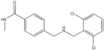 4-({[(2,6-dichlorophenyl)methyl]amino}methyl)-N-methylbenzamide Struktur