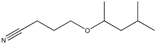 4-(1,3-dimethylbutoxy)butanenitrile Struktur