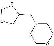 4-(1,3-thiazolidin-4-ylmethyl)morpholine Struktur