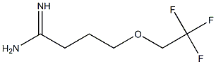 4-(2,2,2-trifluoroethoxy)butanimidamide Struktur