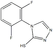 4-(2,6-difluorophenyl)-4H-1,2,4-triazole-3-thiol Struktur