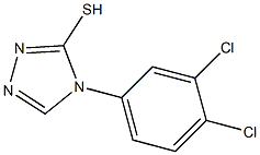 4-(3,4-dichlorophenyl)-4H-1,2,4-triazole-3-thiol Struktur