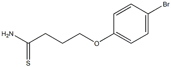 4-(4-bromophenoxy)butanethioamide Struktur