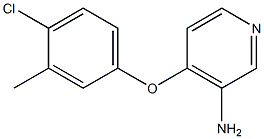 4-(4-chloro-3-methylphenoxy)pyridin-3-amine Struktur