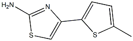 4-(5-methylthiophen-2-yl)-1,3-thiazol-2-amine Struktur