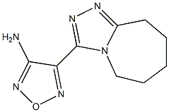 4-(6,7,8,9-tetrahydro-5H-[1,2,4]triazolo[4,3-a]azepin-3-yl)-1,2,5-oxadiazol-3-amine Struktur