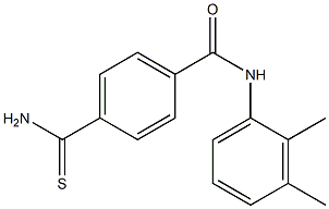 4-(aminocarbonothioyl)-N-(2,3-dimethylphenyl)benzamide Struktur