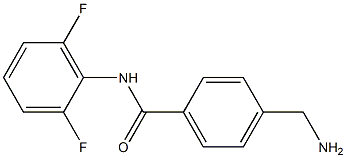 4-(aminomethyl)-N-(2,6-difluorophenyl)benzamide Struktur