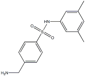 4-(aminomethyl)-N-(3,5-dimethylphenyl)benzenesulfonamide Struktur