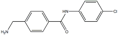 4-(aminomethyl)-N-(4-chlorophenyl)benzamide Struktur