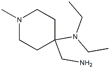 4-(aminomethyl)-N,N-diethyl-1-methylpiperidin-4-amine Struktur