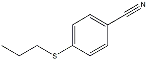 4-(propylsulfanyl)benzonitrile Struktur