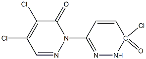 4,5,6'-trichloro-6H-1,3'-bipyridazin-6-one Struktur