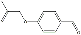 4-[(2-methylprop-2-enyl)oxy]benzaldehyde Struktur