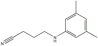 4-[(3,5-dimethylphenyl)amino]butanenitrile Struktur