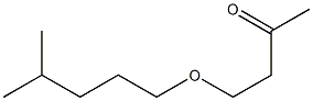 4-[(4-methylpentyl)oxy]butan-2-one Struktur