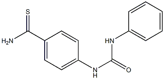 4-[(anilinocarbonyl)amino]benzenecarbothioamide Struktur