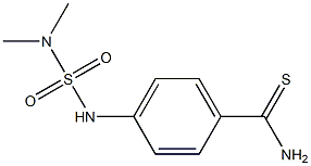 4-[(dimethylsulfamoyl)amino]benzene-1-carbothioamide Struktur