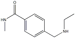 4-[(ethylamino)methyl]-N-methylbenzamide Struktur