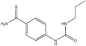 4-[(propylcarbamoyl)amino]benzene-1-carbothioamide Struktur