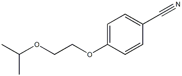 4-[2-(propan-2-yloxy)ethoxy]benzonitrile Struktur