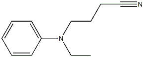 4-[ethyl(phenyl)amino]butanenitrile Struktur