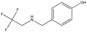 4-{[(2,2,2-trifluoroethyl)amino]methyl}phenol Struktur