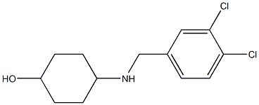 4-{[(3,4-dichlorophenyl)methyl]amino}cyclohexan-1-ol Struktur