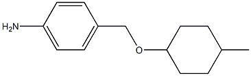 4-{[(4-methylcyclohexyl)oxy]methyl}aniline Struktur