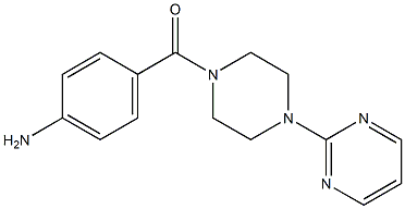 4-{[4-(pyrimidin-2-yl)piperazin-1-yl]carbonyl}aniline Struktur