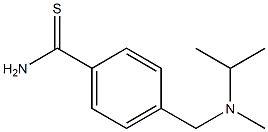 4-{[isopropyl(methyl)amino]methyl}benzenecarbothioamide Struktur