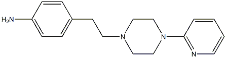 4-{2-[4-(pyridin-2-yl)piperazin-1-yl]ethyl}aniline Struktur