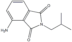 4-amino-2-(2-methylpropyl)-2,3-dihydro-1H-isoindole-1,3-dione Struktur