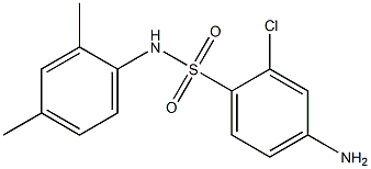 4-amino-2-chloro-N-(2,4-dimethylphenyl)benzene-1-sulfonamide Struktur