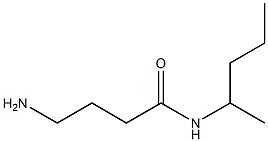 4-amino-N-(1-methylbutyl)butanamide Struktur