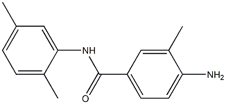 4-amino-N-(2,5-dimethylphenyl)-3-methylbenzamide Struktur