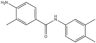 4-amino-N-(3,4-dimethylphenyl)-3-methylbenzamide Struktur