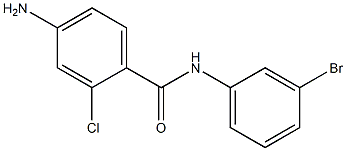 4-amino-N-(3-bromophenyl)-2-chlorobenzamide Struktur