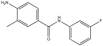 4-amino-N-(3-fluorophenyl)-3-methylbenzamide Struktur