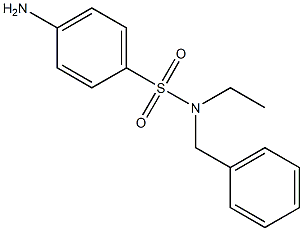 4-amino-N-benzyl-N-ethylbenzene-1-sulfonamide Struktur