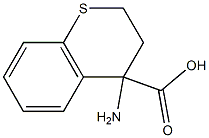 4-aminothiochromane-4-carboxylic acid Struktur