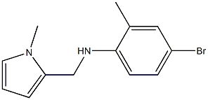 4-bromo-2-methyl-N-[(1-methyl-1H-pyrrol-2-yl)methyl]aniline Struktur