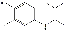 4-bromo-3-methyl-N-(3-methylbutan-2-yl)aniline Struktur