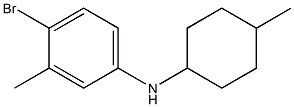 4-bromo-3-methyl-N-(4-methylcyclohexyl)aniline Struktur