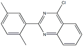 4-chloro-2-(2,5-dimethylphenyl)quinazoline Struktur