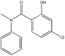 4-chloro-2-hydroxy-N-methyl-N-phenylbenzamide Struktur